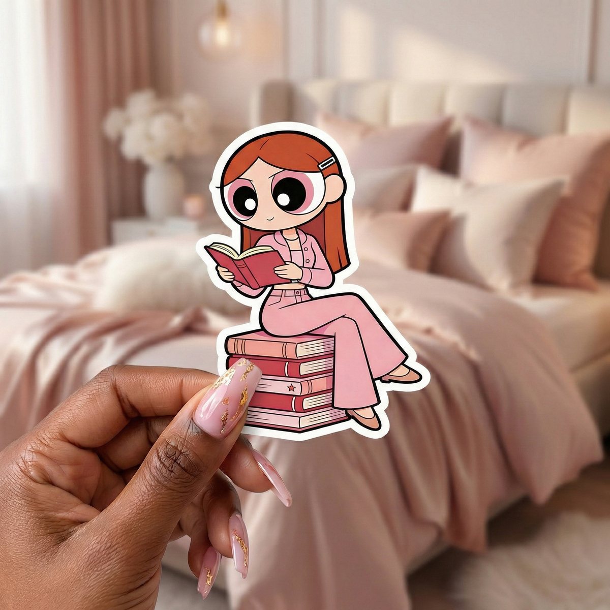 PP Girls Read Sticker Pack